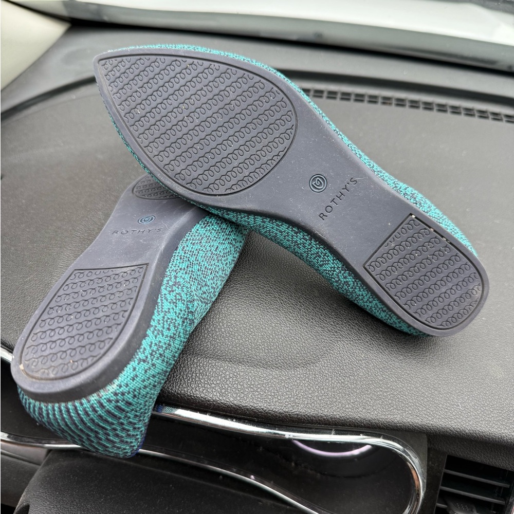 Rothy’s Women’s Spruce Python The Point Pointed T… - image 4